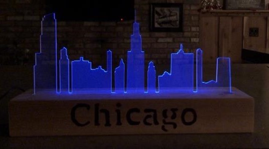 Acrylic Light Up Sign