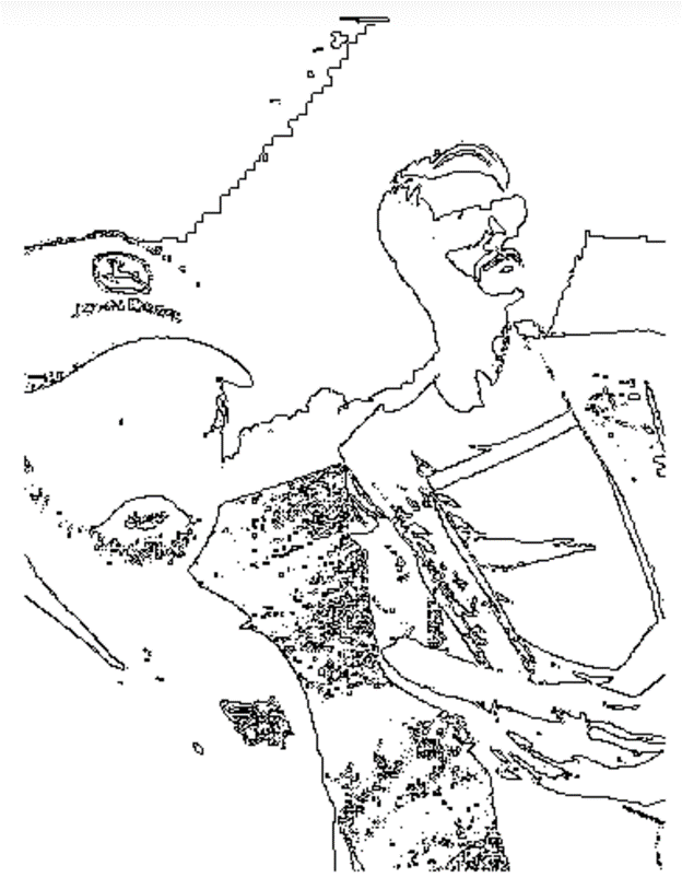 resulting DXF of me and mannequin